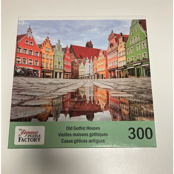 the jigsaw puzzle factory Other - NEW Old Gothic houses (300 piece puzzle)